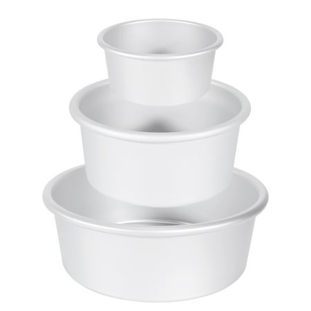 

WELPET Cake Pan Round Cake Pans Performance Aluminum Nonstick & Leak Proof Set Cake Pan Perfect for Tier Smash Cake