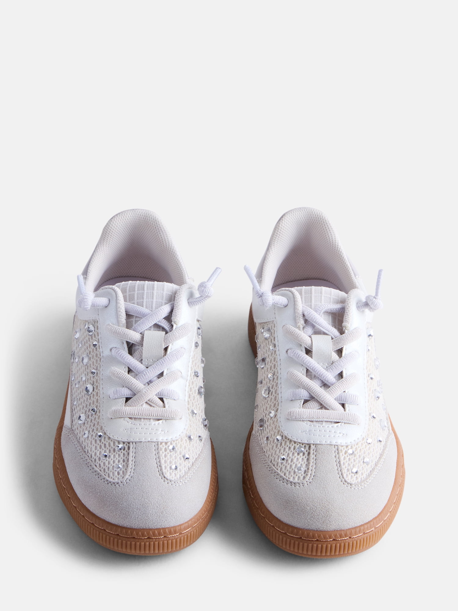 Madden NYC Girl’s Rhinestone Embellished Casual Sneakers
