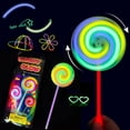 thumbnail image 4 of LED Lolly Fairy Princess Wand Flash Light Glow Stick Suministros para fiestas para niños Tmvgtek juguetes de los niños, 4 of 9