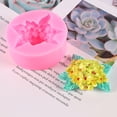 thumbnail image 3 of sunsanly Silicone Mold Food Grade Non-stick Heat-resistant Hydrangea Rose Tulip Flower Shape Reusable Decorative DIY Fondant Chocolate Mold Cake Decorating Tool Kitchen Supplies, 3 of 7
