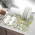 thumbnail image 6 of Dish Drying Mat, Absorbent Kitchen Countertop Mat, 17.5 x 23.5 Inch Washable Drip Pad for Dish Racks, Coffee Makers, Pots, Pans, Cups and Kitchen Storage Areas, 6 of 6