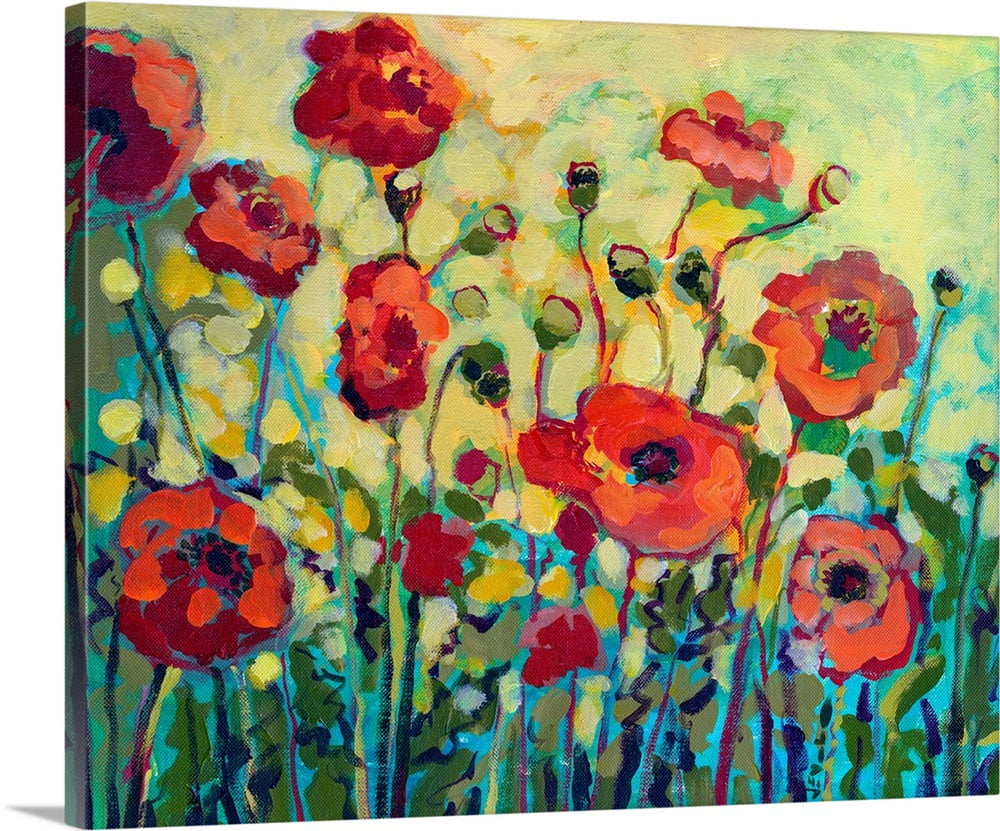 Great BIG Canvas "Anitas Poppies" Canvas Wall Art