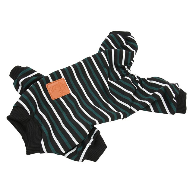 Monstruos De Perros Térmicos A Rayas, Pijamas De Mascotas Estirables Suaves, Perros Medianos Pequeños, Baño Fácil, Calor A Prueba De Viento