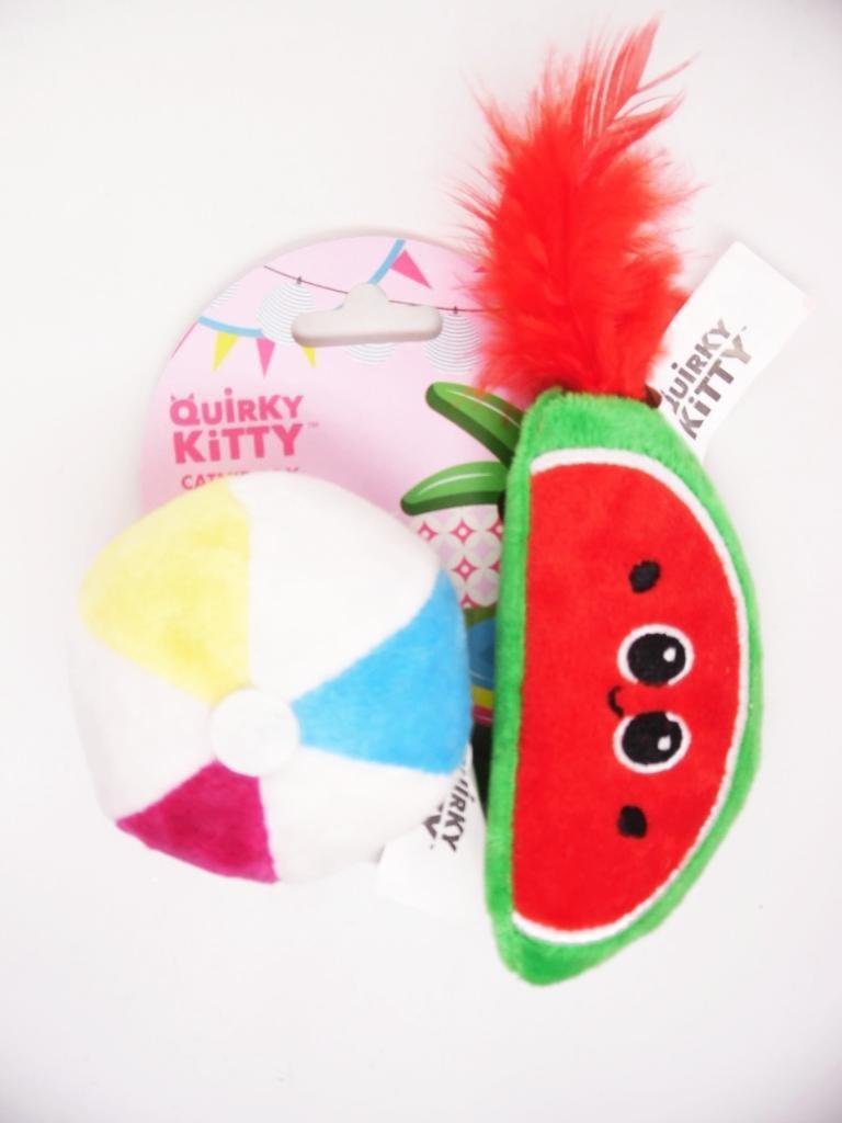 Quirky Kitty Pool Party Catnip Cat Toy 2pk