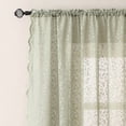thumbnail image 3 of Nvzi Cortinas para dormitorio - Verde claro, 214*130cm 1 pieza, cortinas opacas ligeras, cortinas de poliéster con bolsillo para barra, cortina opaca., 3 of 5