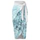 thumbnail image 4 of Gibobby Traje de baño de una pieza Traje de baño con estampado de flores y cuello en V para mujer Conjuntos de bikini con falda y delantal(Azul,CH), 4 of 4