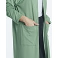 thumbnail image 4 of Real Essentials 3 Pack: Women's Long Sleeve Open-Front Cardigan with Pockets (Available in Plus Size), 4 of 6
