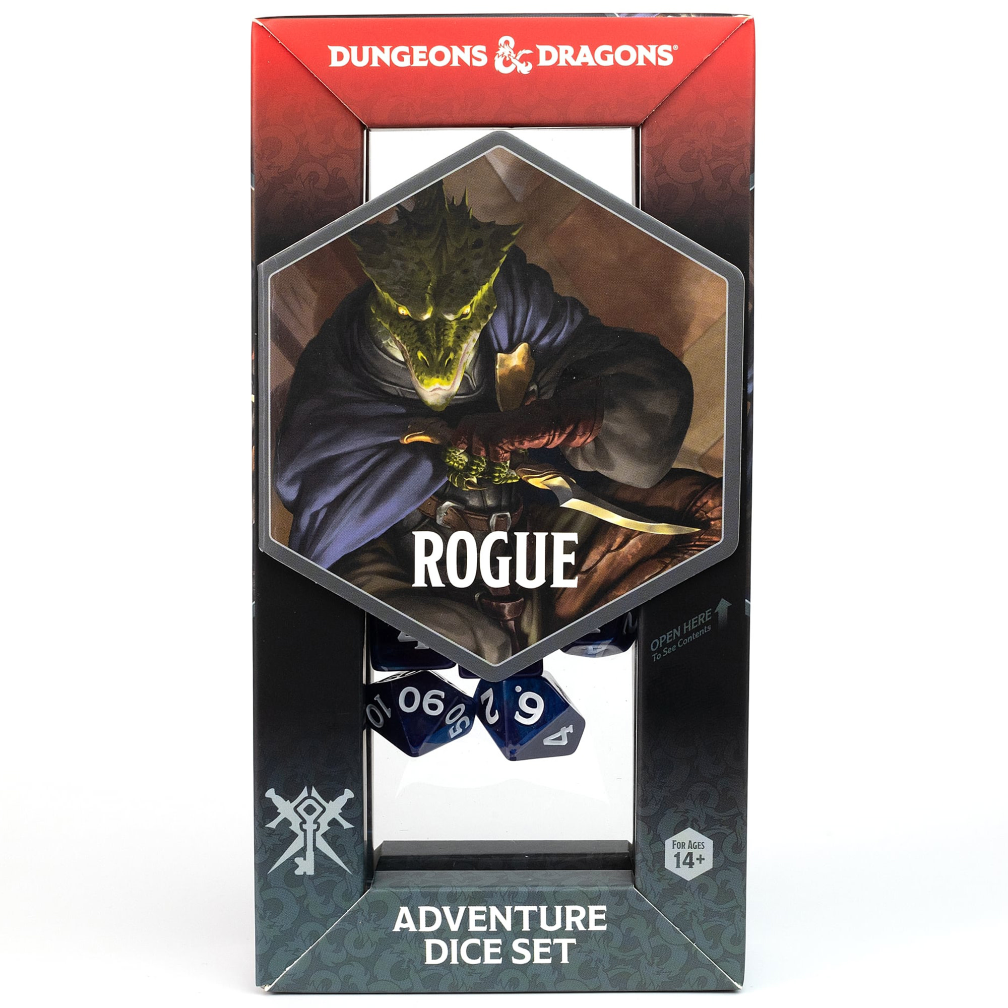 Dungeons & Dragons: D&D Adventure Dice: Rogue - Purple - 15pc RPG Die Set, Class Symbols, Roleplaying Game Accessory, Sirius Dice, Officially Licensed