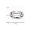 thumbnail image 2 of Bague en Satin Demi-Rond Gravable Chrome 5mm Taille 10 Bijoux Cadeaux pour Femmes, 2 of 4