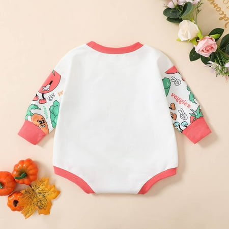

Aayomet Baby Winter Romper Baby Girl Boy Sweatshirt Romper Crewneck Oversized Long Sleeve Floral One Piece Outfits Fall Winter Clothes Pink 12-18 Months
