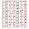 thumbnail image 3 of Ambesonne Shabby Flora Shower Curtain, Rose Blooms, 69"Wx70"L, Dark Coral Pale Blue, 3 of 3