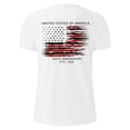 thumbnail image 7 of 250 America Tee Shirts Patriotic Shirts Men's Short Sleeve Workwear T-Shirt,White, 7 of 7