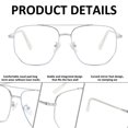 thumbnail image 3 of Gafas de moda anti-luz azul para hombres y mujeres, gafas para juegos de ordenador, fatiga anti-ojo, 3 of 6