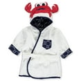 thumbnail image 2 of Hudson Baby Infant Boy Cotton Animal Face Bathrobe, Mr. Crab, 0-9 Months, 2 of 2