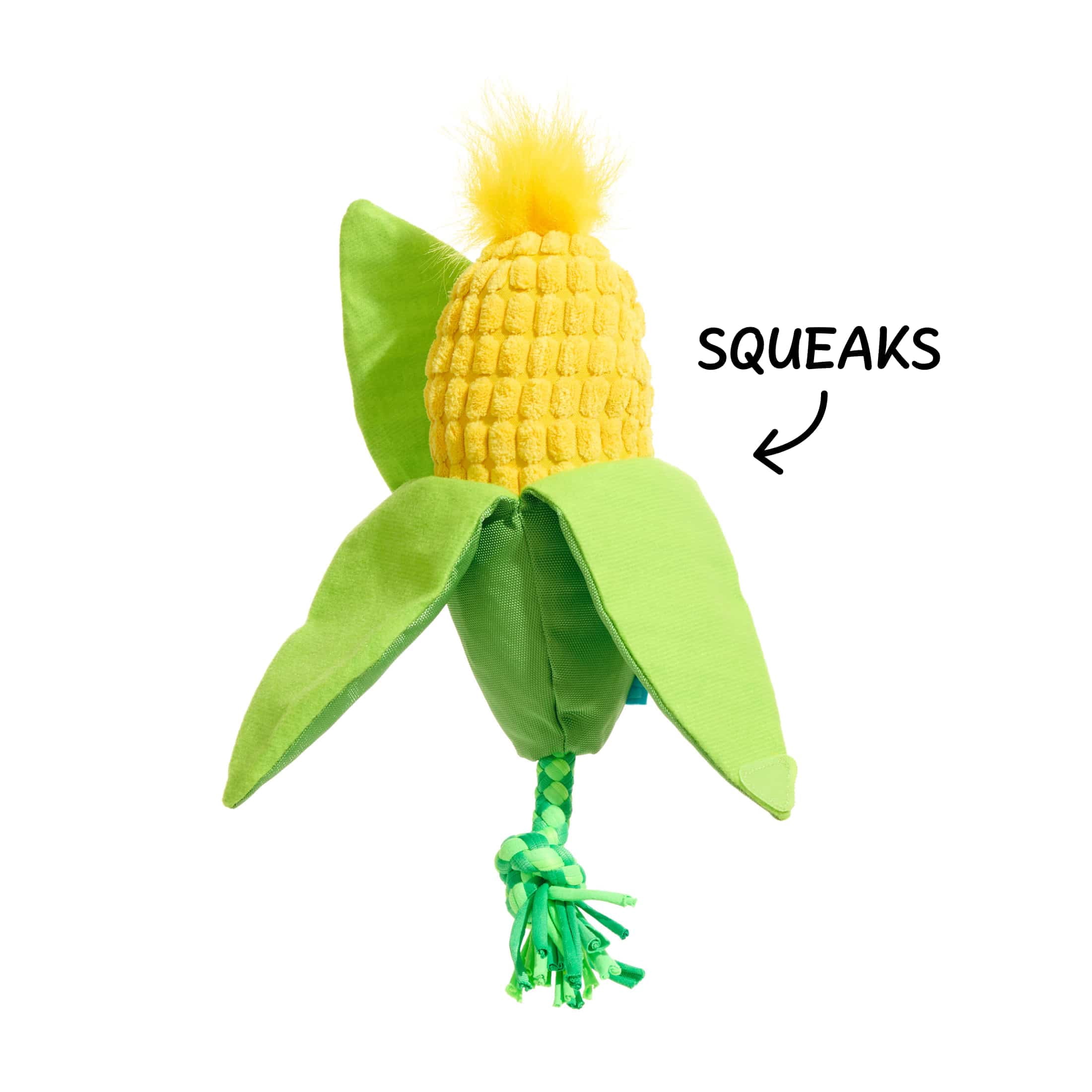 BARK Durable Corn on the Slob Interactive Dog Toy