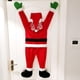 thumbnail image 3 of Papá Noel de terciopelo trepó a la pared para decorar ropa, colgar adornos y regalos de Navidad, 3 of 5