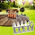 thumbnail image 2 of Multi Grill Rack Robust Stainless Steel Easy Cleaning Ideal Angle For Meat Easy Indirect Grilling Maximum Barbecue Enjoyment, 2 of 9