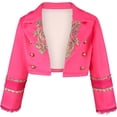 thumbnail image 6 of Pink Costume for Halloween Cosplay, Red Heart Costume Bridget Pink Princess Dress with Jacket Belt Bag Outfit Halloween Cosplay Party Dress Up, 6 of 7