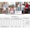 thumbnail image 3 of BTFBM Fitted Button Down Shirts for Women Dressy Casual Tops | Collar V Neck Long Sleeve Ruched Tops, Stretchy Ruffle Blouses, Fall Fashion Clothing, Work Date Night Going Out Outfits, 3 of 7