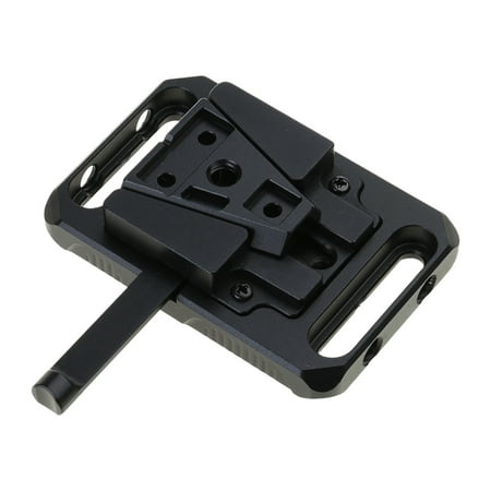 V Mount Battery Plate Rod Clamps V Lock Mount Battery Baseplate Adapter for Camera Power Supply Photography Accessories