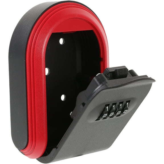 Spare Key Hider Hidden Holder for outside Lock Safe Wall Red