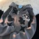 thumbnail image 2 of 2023 Nueva sudadera con capucha con cremallera Kawaii para mujer Y2K Sudadera con capucha de retazos de estrellas Harajuku de gran tamaño para hombre Chaqueta con capucha de anime Abrigo Ropa de calle, 2 of 5