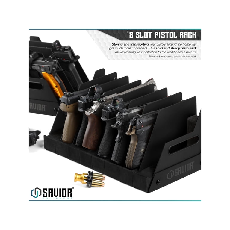 Savior Rifle Rack For Sale Savior Equipment Wall Mounted Gun Rack - Black Powder-Coated ...