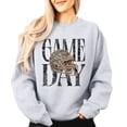 thumbnail image 6 of Game Day Camo Football Crewneck Sweatshirt for Men and Women, Black Sweatshirt, S, 6 of 8