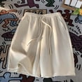 thumbnail image 1 of pstuiky Pantalones cortos para hombre, Pantalones cortos casuales, cómodos, con bolsillos sólidos, con cordón y vendaje para hombre Pantalones cortos de baloncesto, 1 of 3