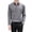 Grey, variant on Men Casual Shirt Men's Striped Print Single-breasted Dress Shirt with Turn-down Collar Long Sleeves Business Style Striped Print Shirt