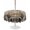 Light Brown, variant on Outdoor Tablecloth with Umbrella Hole for Patio/Picnic/Party/Camping, Spring Flowers Waterproof Table Cloth Square Cover Washable, Farmhouse Truck Black Plaid Wood Grain (54"x 54")