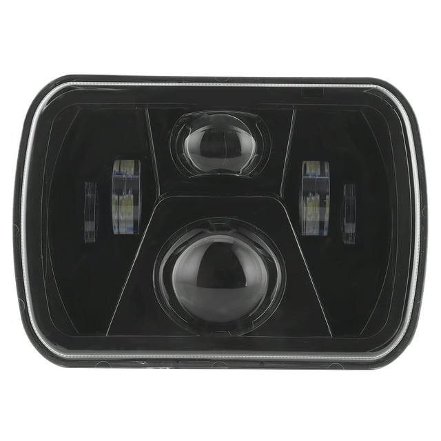 H4 7in LED Square Headlight High Brightness 12‑24V Headlamp Fit for Jeep Wrangler YJ