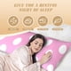 thumbnail image 4 of Balery Pink And White Polka Dot Funda Protectora para Almohada Corporal de Algodón Hipoalergénico con Cierre(55 x 21 pulgadas), Almohadas No Incluidas, 4 of 5