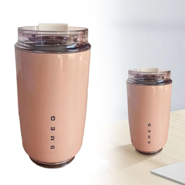 Clearance Sales! DomFun Stainless Travel Mug With Lid Double Wall Insulation 240ML Capacity Insulated Cup For Hot Coffee Water Bottle With Compartment White