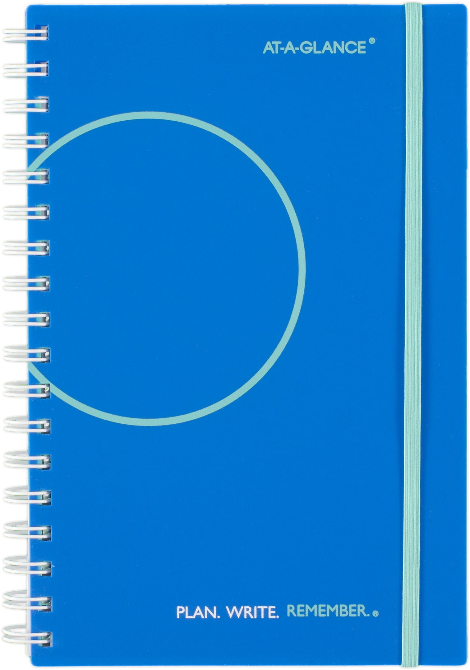 ATAGLANCE Two Days Per Page Paisley Planning Notebook, 6? x 9?, Blue