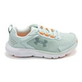 thumbnail image 4 of Under Armour Women's Charged Assert 9 Marble Wide Running Shoes, Illusion Green \ Afterglow,7 W US, 4 of 7