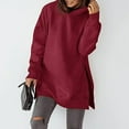 thumbnail image 4 of Aloohaidyvio Hoodies,Women Sweatshirts Long Sleeve Loose Pocket Round Neck Tops Hoodies, 4 of 6