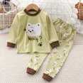 thumbnail image 2 of UAYOTSE Childrens Cute Cartoon Pajama Set Toddler 3 6 12 18 24 Months 2T 3T 4T 5T fit Pjs Soft Breathable Loungewear Size 5-6 Years, 2 of 4