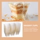 thumbnail image 3 of ColoMX 1 Conjunto de tazas de pudín desechables Helado Cúpulas de plástico Postre de la fiesta, 3 of 8