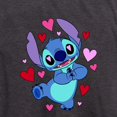 thumbnail image 3 of Lilo & Stitch - Heart Eyes Stitch - Women's Short Sleeve Graphic T-Shirt, 3 of 5