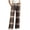 07Gray, variant on Hvogkswy Cotton Pajama Pants Women, Loose Straight Elastic High Waist Lounge Pants Thin Comfy Plaid Home Pajama Pants with Pockets