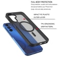 thumbnail image 5 of Tekcoo for Samsung Galaxy A15 5G Case, Compatible with MagSafe Military Grade Drop Protection Magnetic Rugged Cover Translucent Back Shockproof Phone Case for Samsung Galaxy A15 5G - Black, 5 of 10