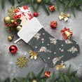 thumbnail image 6 of Coolnut 2 PSC Christmas Stockings Koala Pink Floral, 17.7" Xmas Fireplace Santa Socks Christmas Tree Hanging Stockings Decoration for Christmas Holiday Xmas Gift, 6 of 6