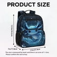 thumbnail image 7 of Aplkyhs Blue Axolotl Sports Backpack for Kids Teens Age 6-18 School Bookbag Durable Lightweight Water Repellent Backpack for School Sports, 7 of 7