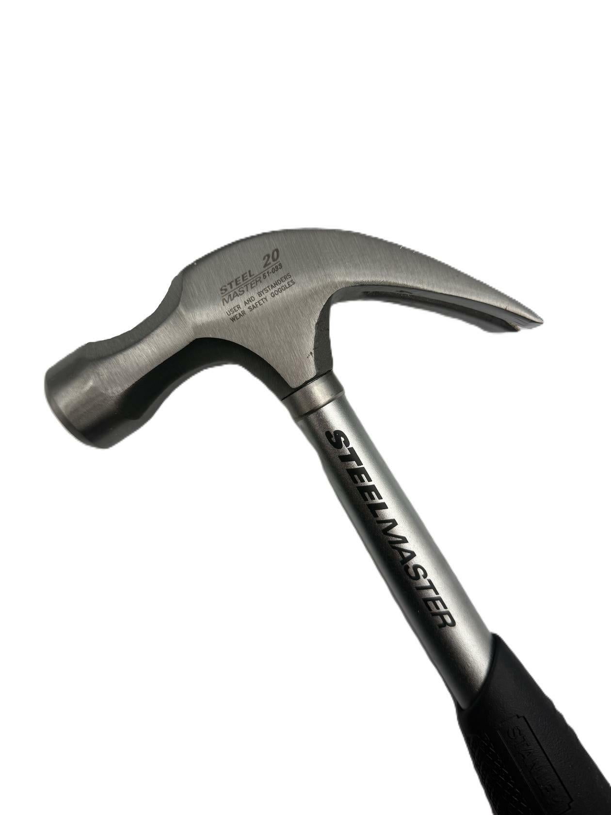 Stanley 51-033 High Carbon 20oz Steel Head Curved Claw SteelMaster Nailing Hammer