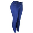 thumbnail image 3 of Gubotare Baggy Jeans For Women Women's Flex Motion Regular Fit Straight Leg Jean,Blue X-S, 3 of 4