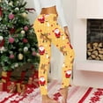 thumbnail image 2 of Leggings Navideños Para Mujer Pantalones de Yoga Pantalones de Entrenamiento de Elasticidad Con Estampado Para Correr Odeerbi ODB192328, 2 of 8