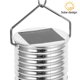 thumbnail image 3 of Lámpara LED colgante giratoria solar impermeable para exteriores, jardín y camping (carcasa transparente con luz multicolor), 3 of 6