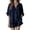 Navy#women linen cotton two piece sets summer, variant on Women 2 Piece Outfits Sets Linen Short Sleeve Button Down Shirt and Shorts Gauze Set Vacation Beach Travel Outfits Navy,M