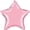 Baby Pink, variant on Harnel 18" Baby Pink Star Mylar Balloons - Pack of 10